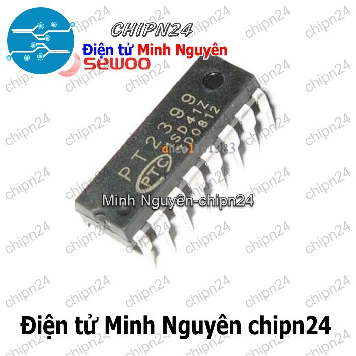 [1 con] (DT) IC PT2399 DIP-16 Hàng Tốt (IC Echo Audio) (IC Khuếch đại âm thanh) - HH002495