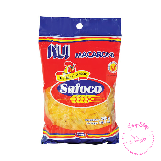 Nui Ống Ngắn Hình C Safoco Gói 500g