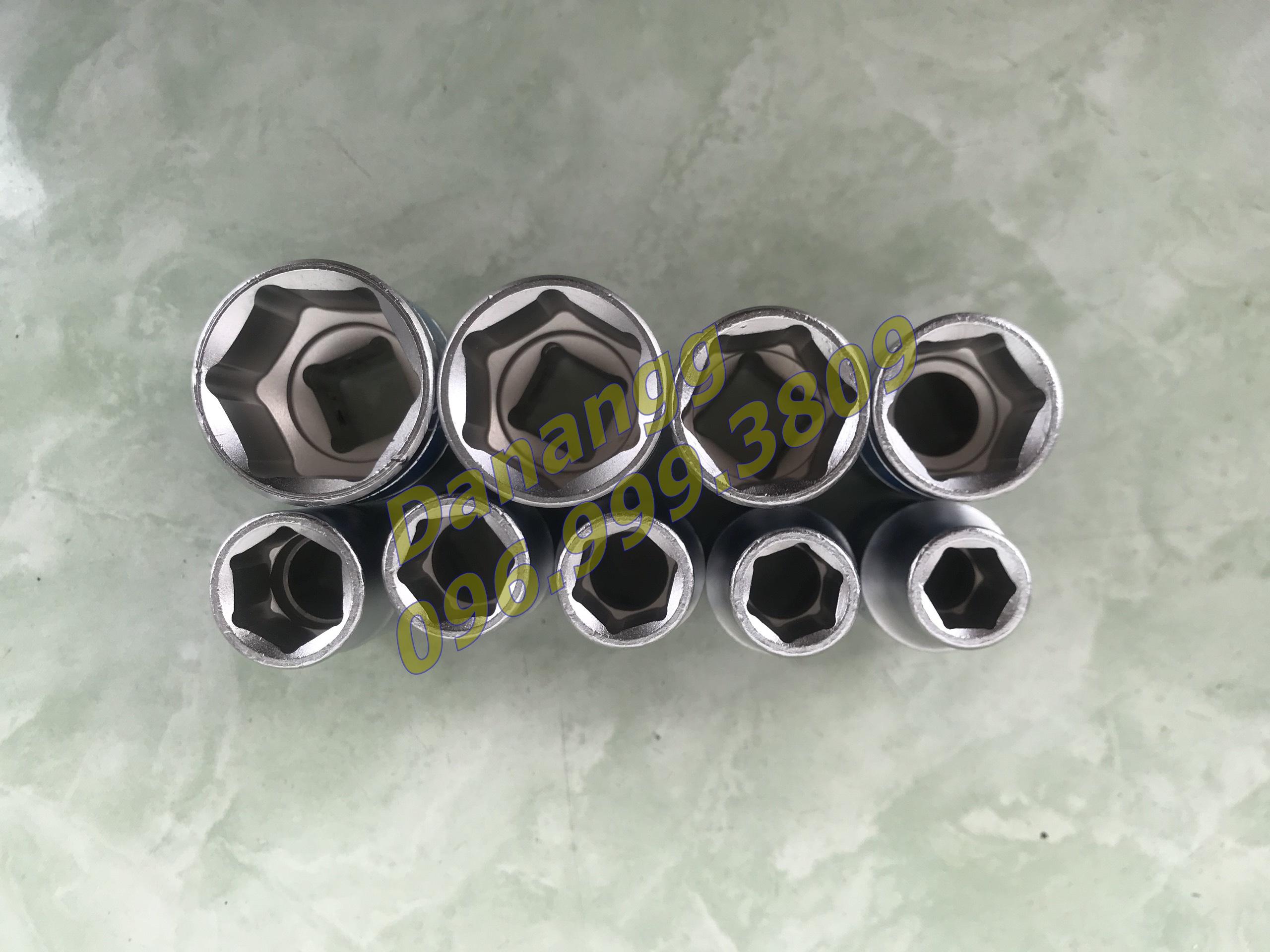 Bộ 9 đầu tuýp ngắn 8-24