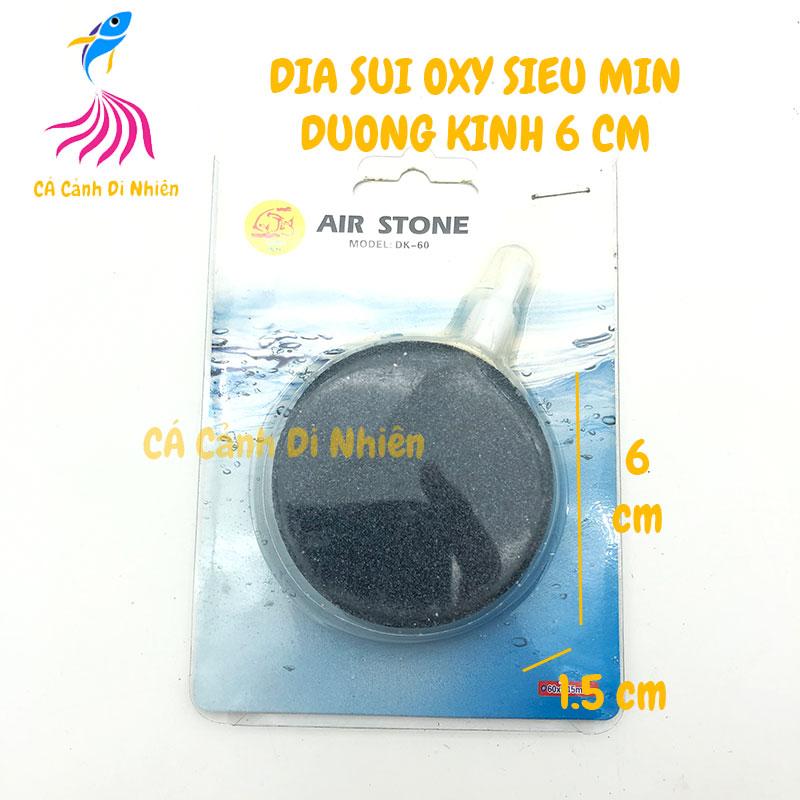 Sủi Oxy đĩa siêu mịn đường kính 6 cm cho hồ cá cảnh AIR STONE