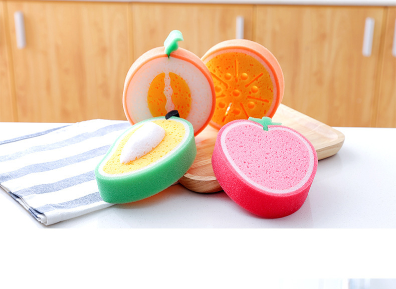 Combo 2 Fruit-Shaped Dishwashing Pads