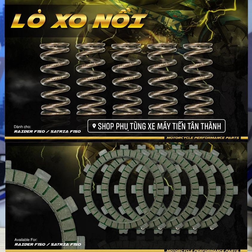 [ COMBO 3 MÓN ] LÒ XO / BỐ NỒI / LÁ SẮT ĐỘ LIGHT RAIDER SATRIA FI