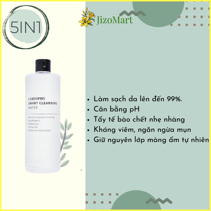 Nước Tẩy Trang Caryophy Smart Cleansing Water 60ml