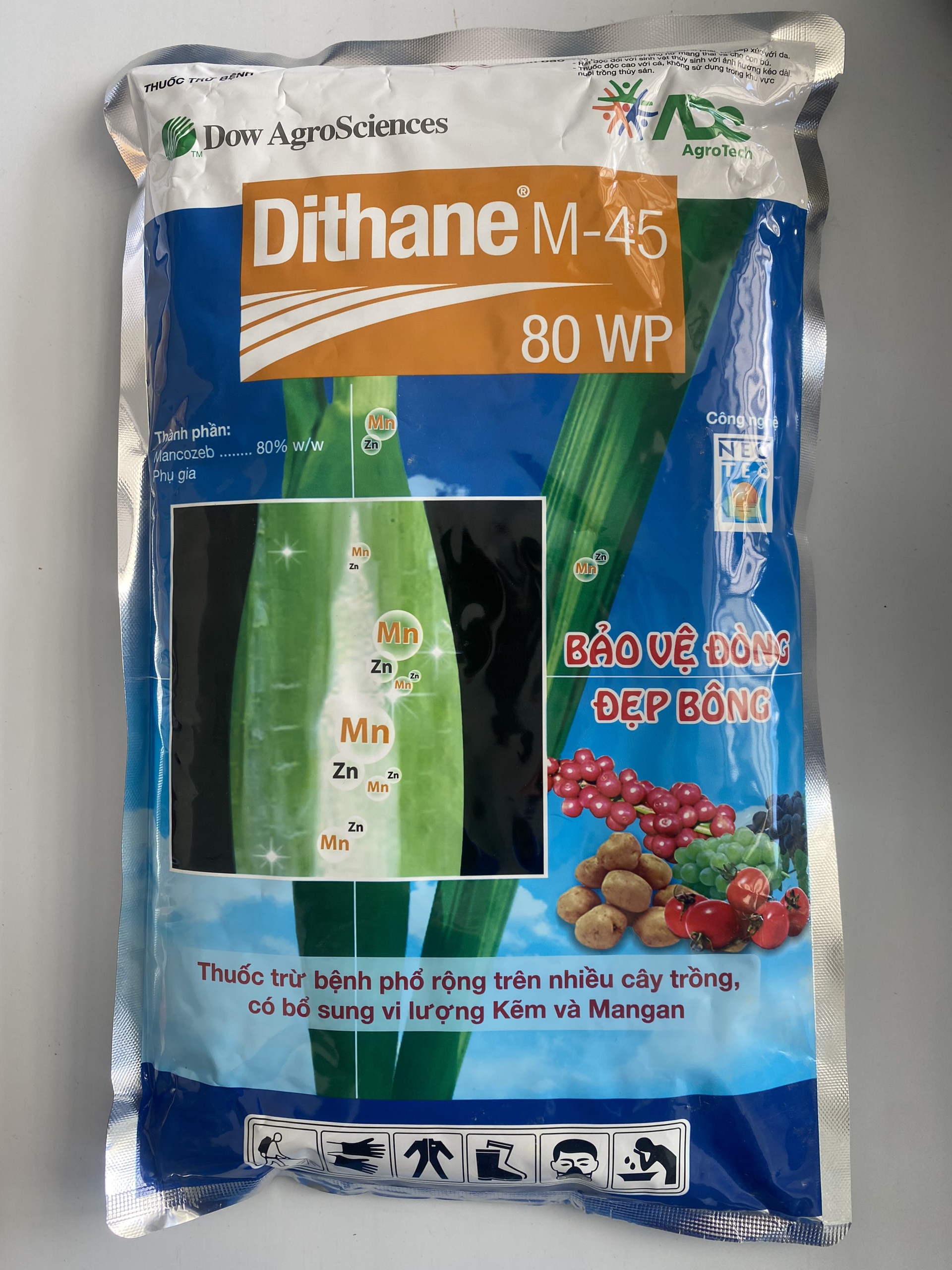 Thuốc trừ bệnh Dithane M45 80WP gói 1kg (ADC)