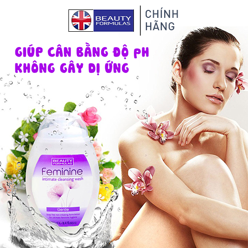 Dung Dịch Vệ Sinh Phụ Nữ Beauty Formulas 250ml - Nhập Khẩu UK Anh Quốc