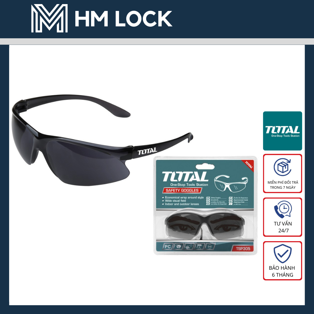 Kính bảo hộ total - hàng chính hãng - tsp305 - hm lock