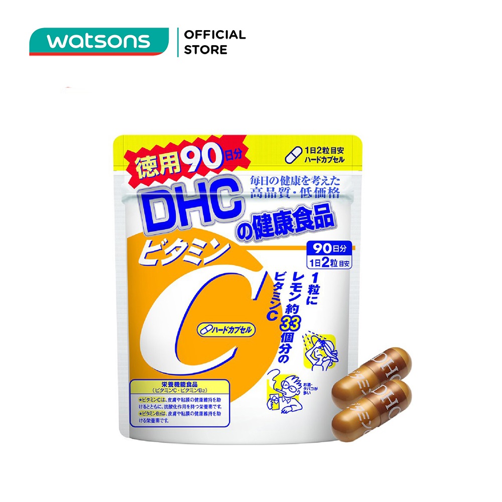 Thực Phẩm Bảo Vệ Sức Khỏe DHC Bổ Sung Vitamin C Hard Capsule Viên Nang