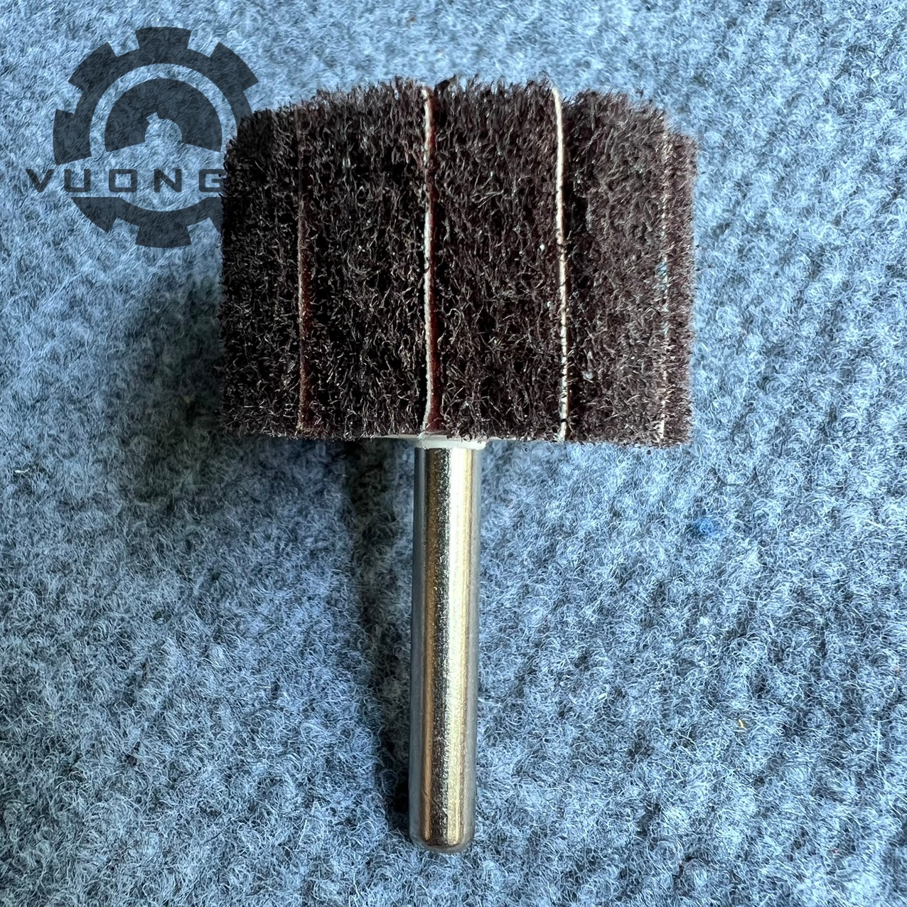 Abrasive sanding shank felting socket wrench size 40x25mm core 6mm