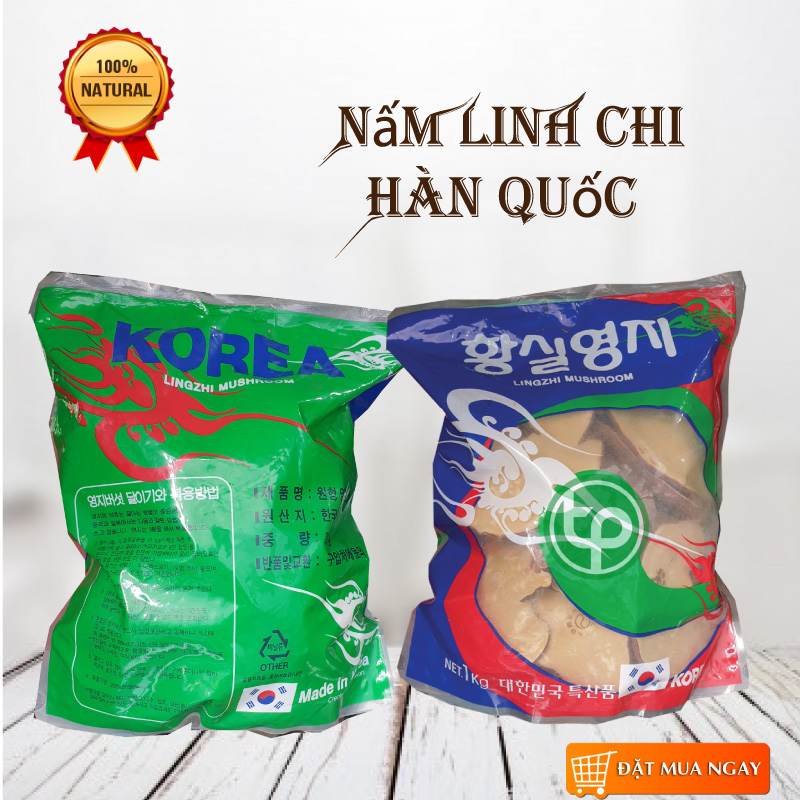 [HOT] Nấm linh chi Hàn Quốc thái lát - Thảo Dược Tấn Phát