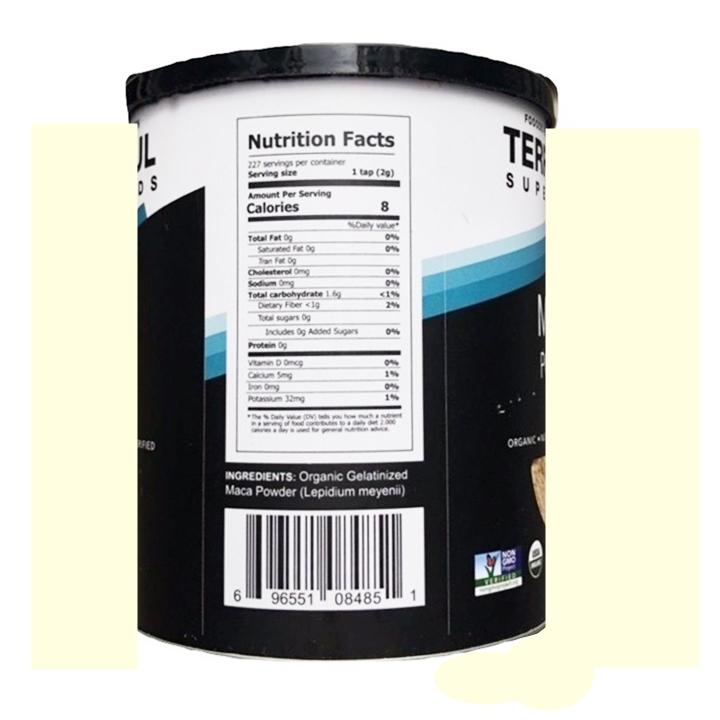 Bột Nhân Sâm Maca Organic Terrasoul Mỹ 300g