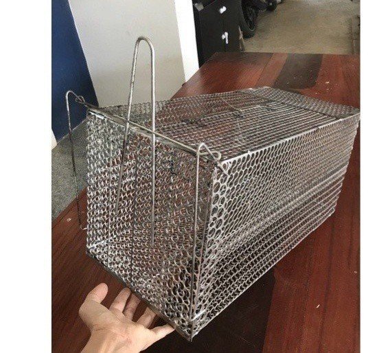 (HCM)Lồng Bẫy Mèo , Chồn 50x25x25 cm