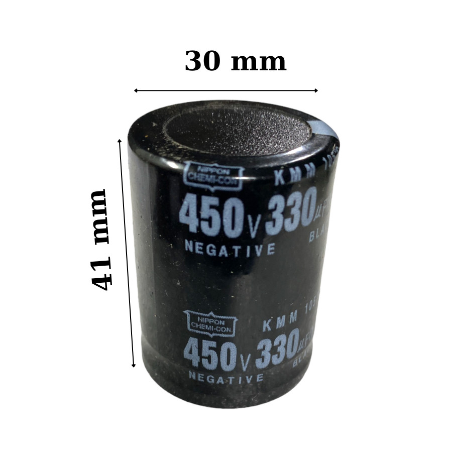 Tụ lọc nguồn 330uf 450v dc hàng tháo máy giá 10 tụ - điện tử lk shop
