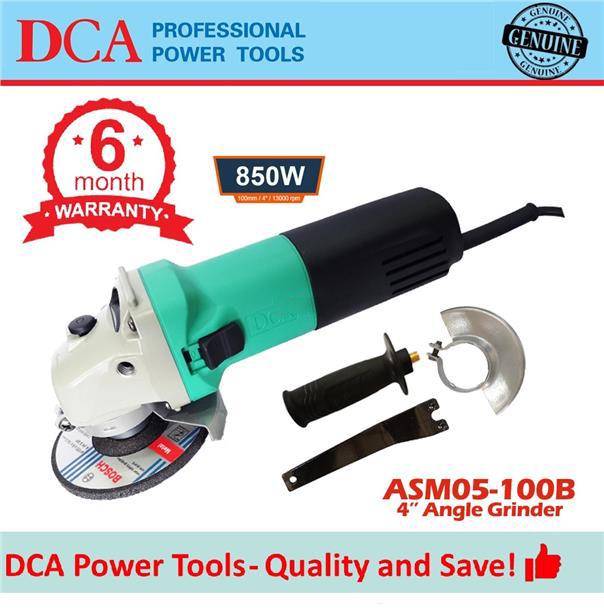 Máy mài góc 100mm 850W DCA ASM05-100B (Xanh)