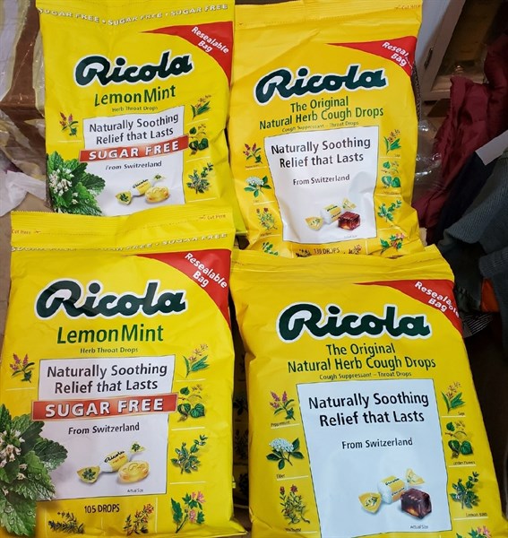 [HCM] Kẹo ngậm ho  Ricola của Mỹ