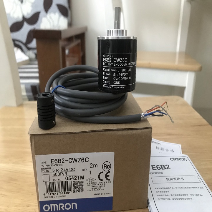 Bộ mã hóa vòng quay Encoder E6B2-CWZ6C 500P/R