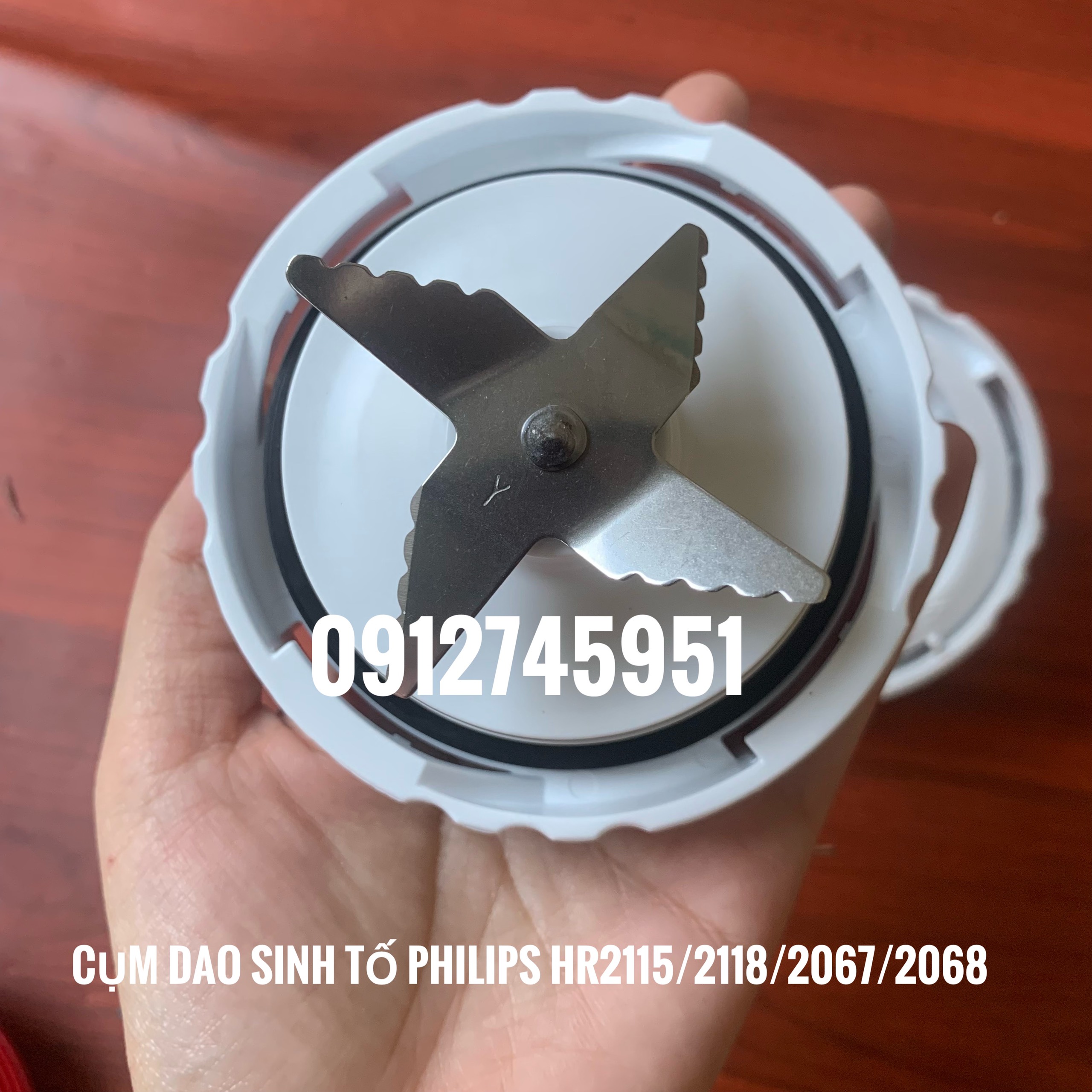 Dao 2 và dao 4 máy xay philips hr2115 hr2118- phụ kiện chính hãng