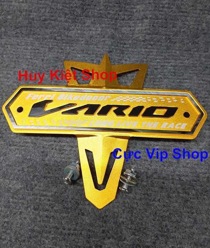 [HCM](VÀNG) Bảng Tên Vario Kiểu Dáng Chỉ Mũi Nhôm CNC MS2262