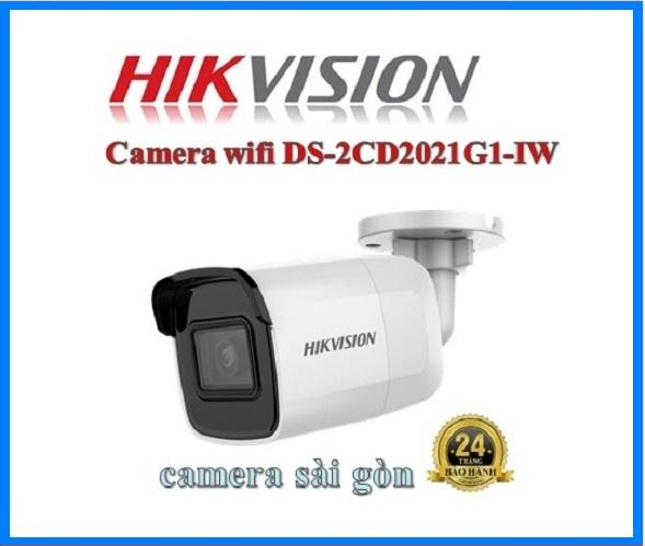 [HCM]Camera IP WIFI HIKVISION DS-2CD2021G1-IW 2.0MP+ nguồn