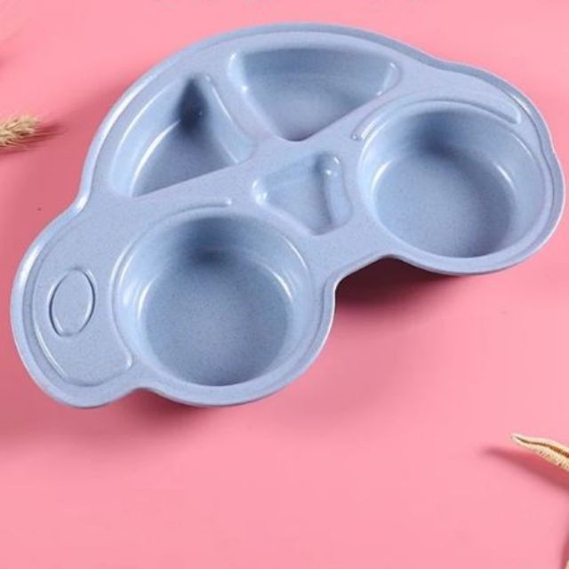 Khay ăn dặm lúa mạch hình oto