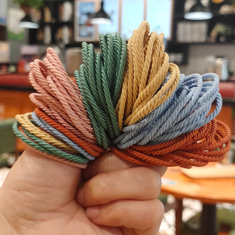 (1k set 2 chun) Dây chun buộc tóc Hàn Quốc hoa cúc nhí sỉ lẻ làm quà tặng Qiqishop