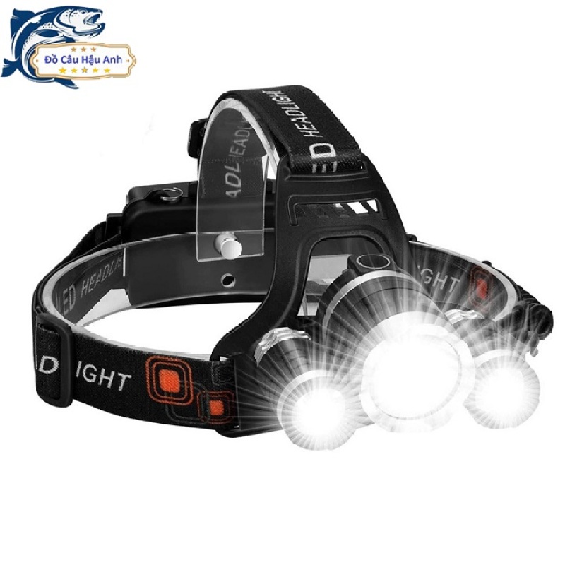 Đèn Pin Đội Đầu Đèn Pin Đa Chế Độ Sáng LED T6 Tặng sặc và pin NCDS3