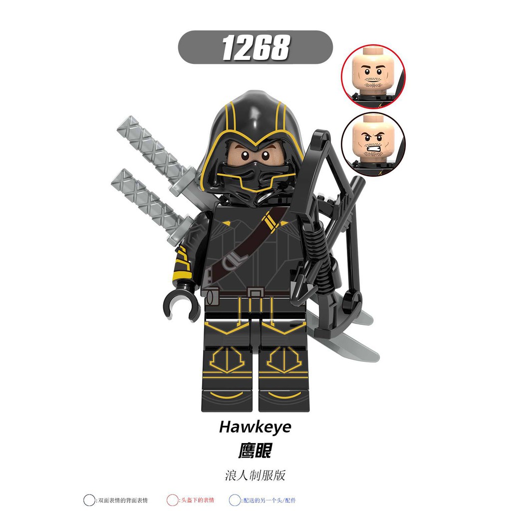 Mini Nhân Vật Siêu Anh Hùng Iron Man War machine Thor Captian - Lắp Ráp Mini X0258