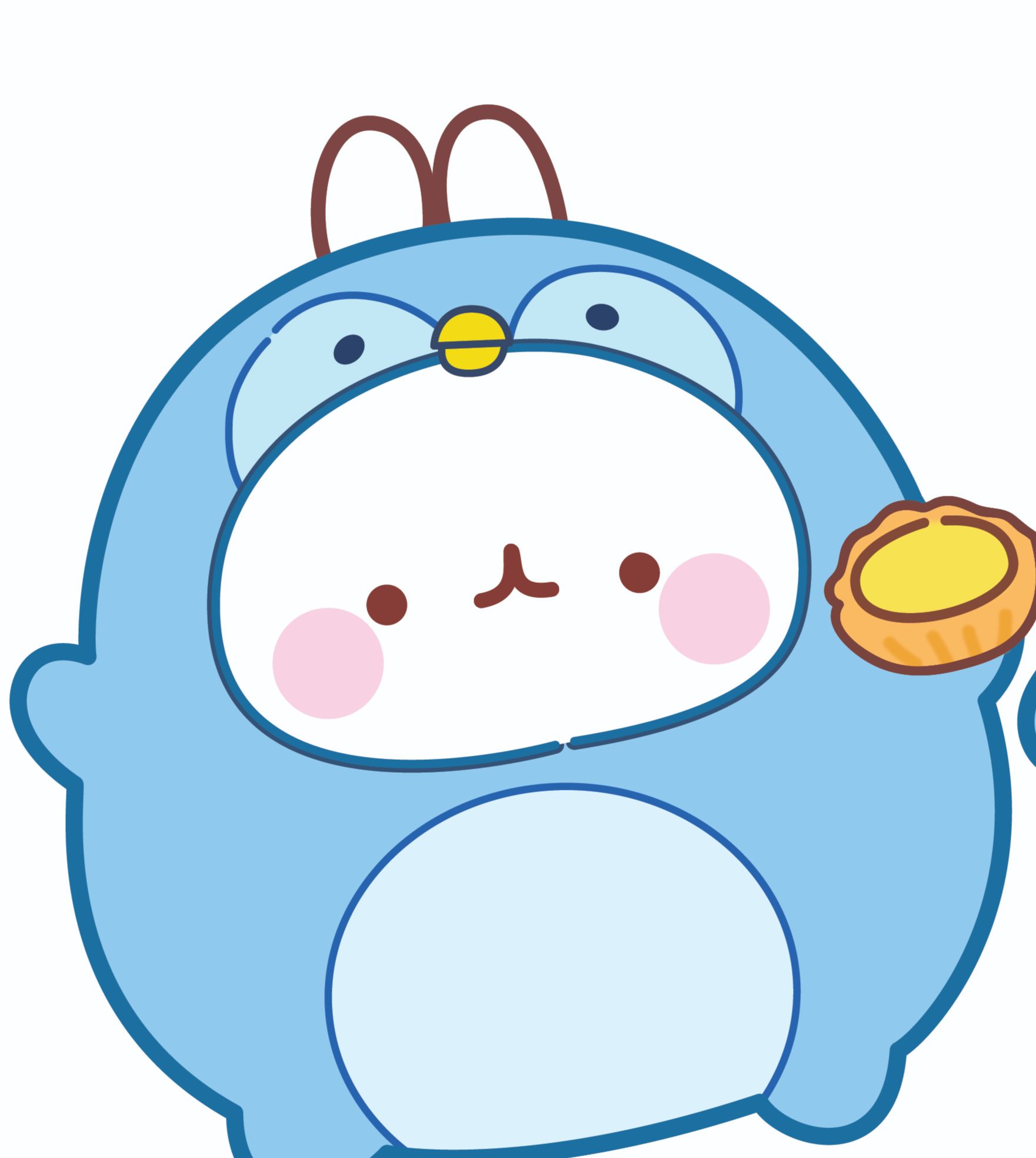 [QSN] Squishy thỏ Molang bằng giấy - bộ kit ( nửa tờA4 )( vui lòng đọc mô tả )