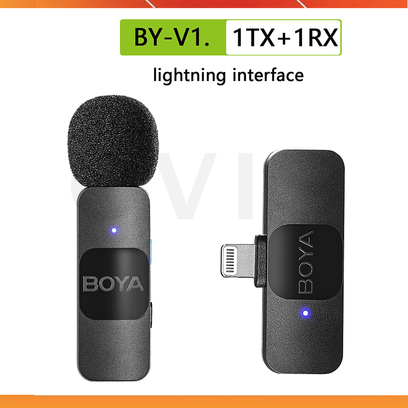 Boya by-v1 / by-v2 / by-v10 / by-v20 - micro cài áo không dây 2.4ghz cho live stream, vlogging, quay tik tok, youtube
