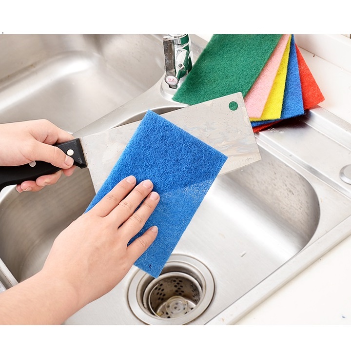 SET 10 MIẾNG RỬA CHÉN BỌT BIỂN NHIỀU MÀU