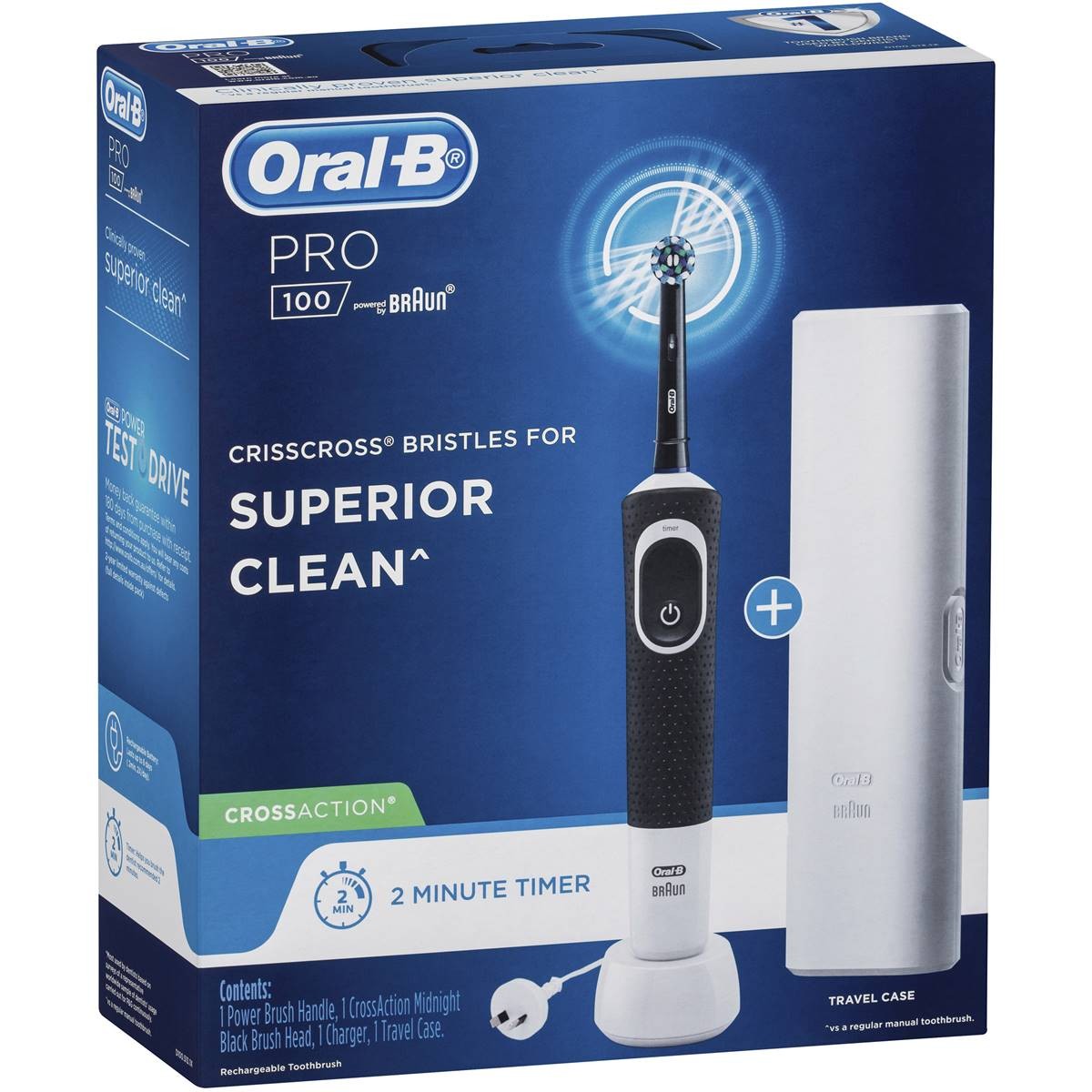 [HCM]Bàn chải  điện Oral B Pro 100 Cross Action
