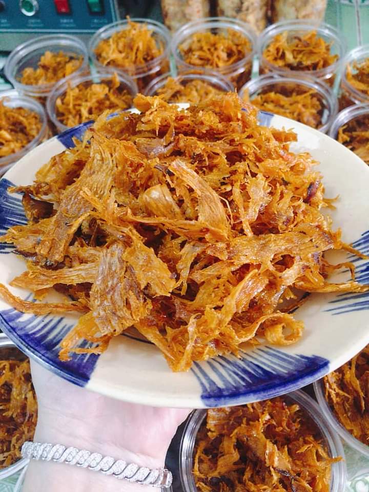 Mực xé tẩm vị 250gr