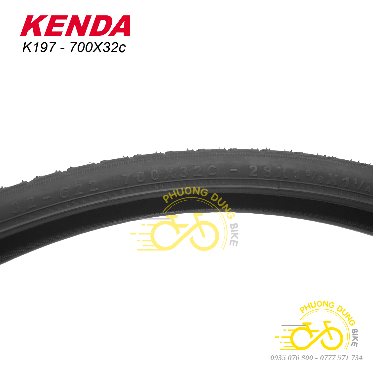 Lốp (Vỏ) xe đạp KENDA VN K197 700x32C - 1 Cái