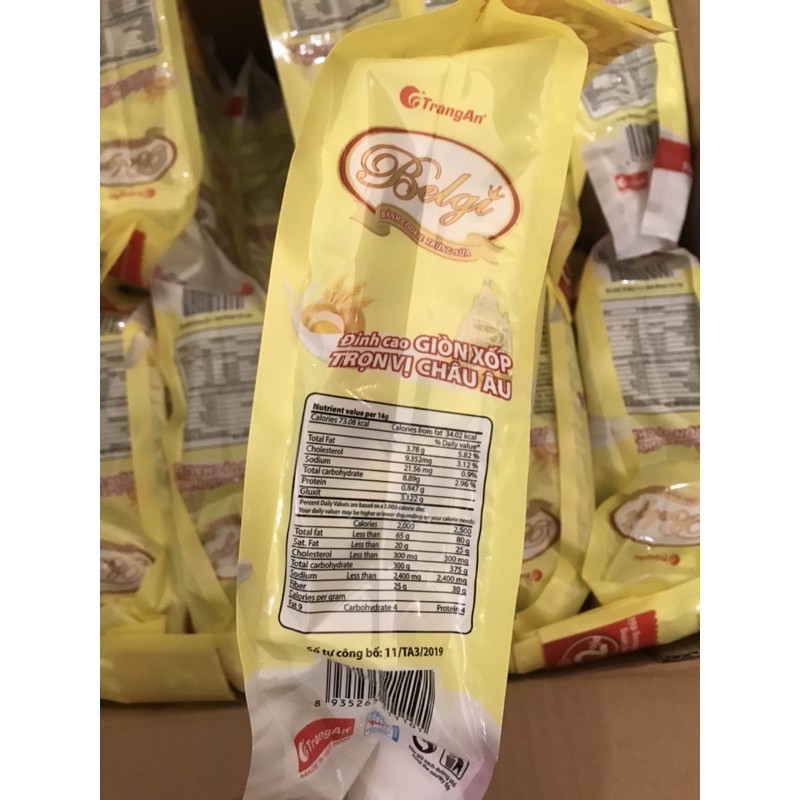 Bánh trứng sữa Belgi 18 gói 250g