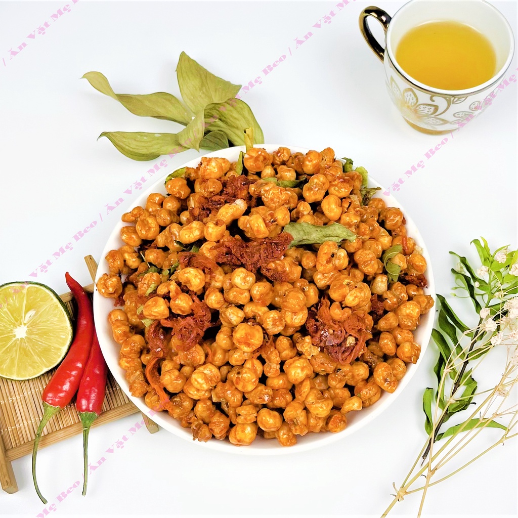 1kg Bắp rang sấy khô bò lá chanh, bắp sấy tẩm gia vị, cay cay hấp dẫn