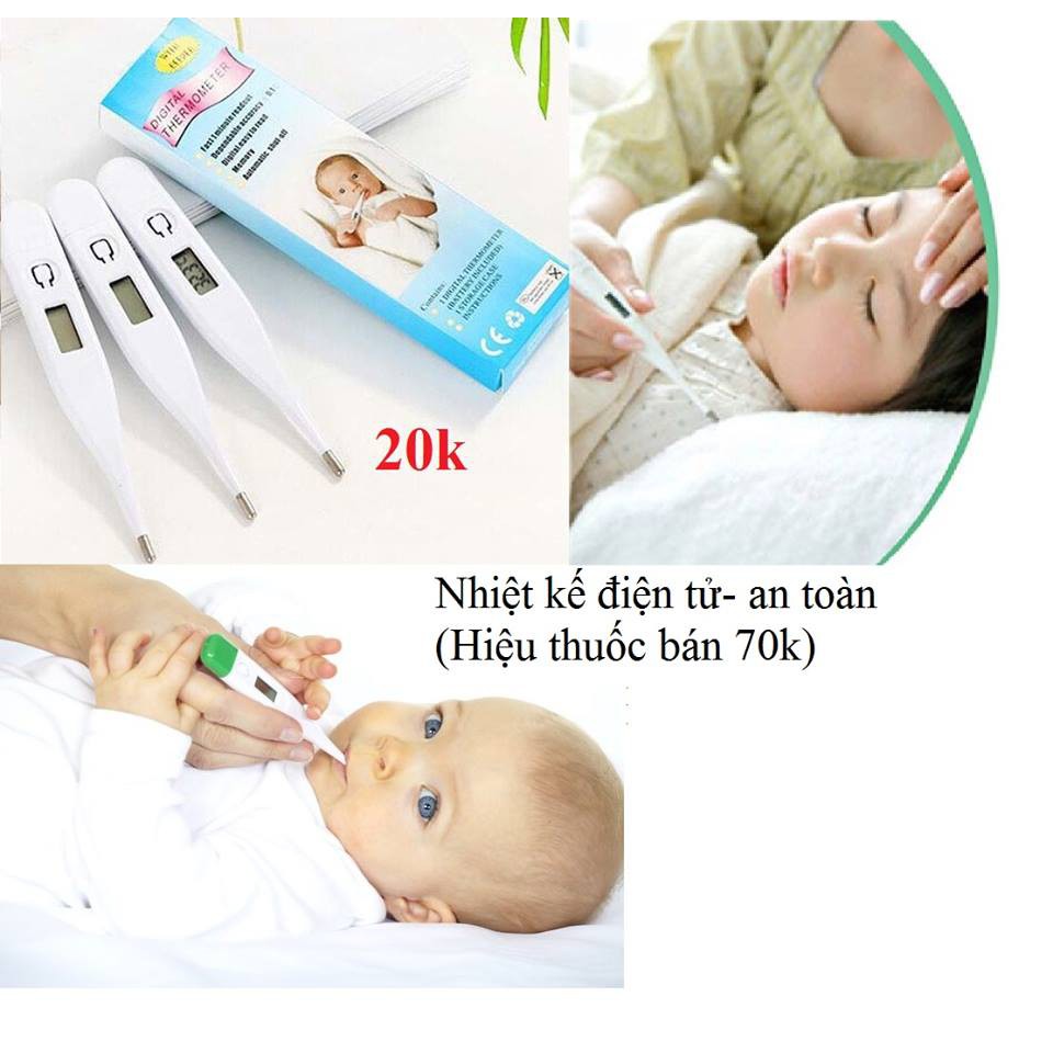 Nhiệt Kế Điện Tử Cho Bé