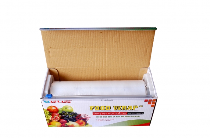 Màng bọc thực phẩm PE An lành Cuộn 400m x 30cm