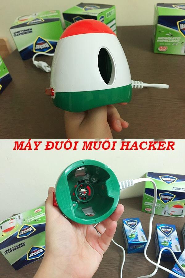 Máy đuổi muỗi Hacker tặng kèm tinh dầu
