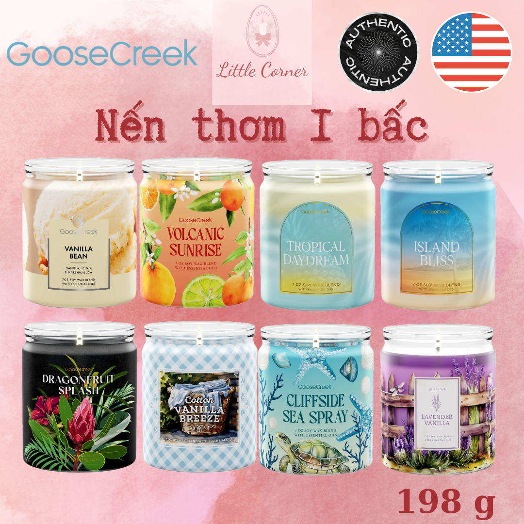 Nến thơm 1 bấc GOOSE CREEK 198g