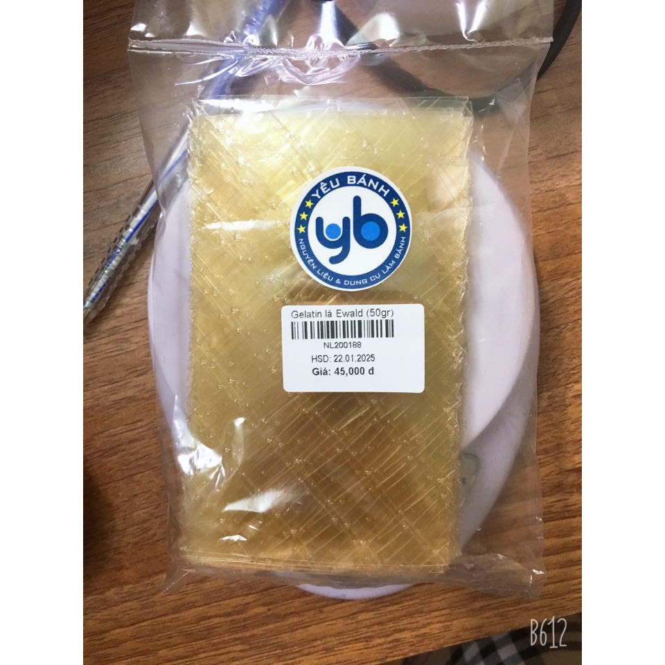 Gelatin Lá Ewald 5 lá