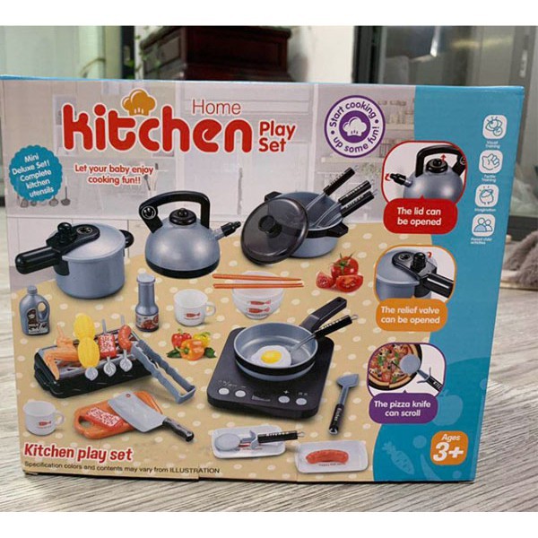 (HOT )BỘ ĐỒ CHƠI NẤU ĂN 36 MÓN KITCHEN Cho bé