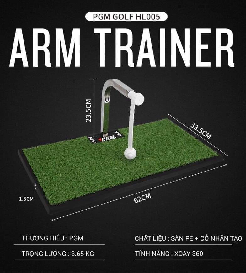 Thảm tập Swing Golf Xoay 360 Độ - PGM Golf Trainer