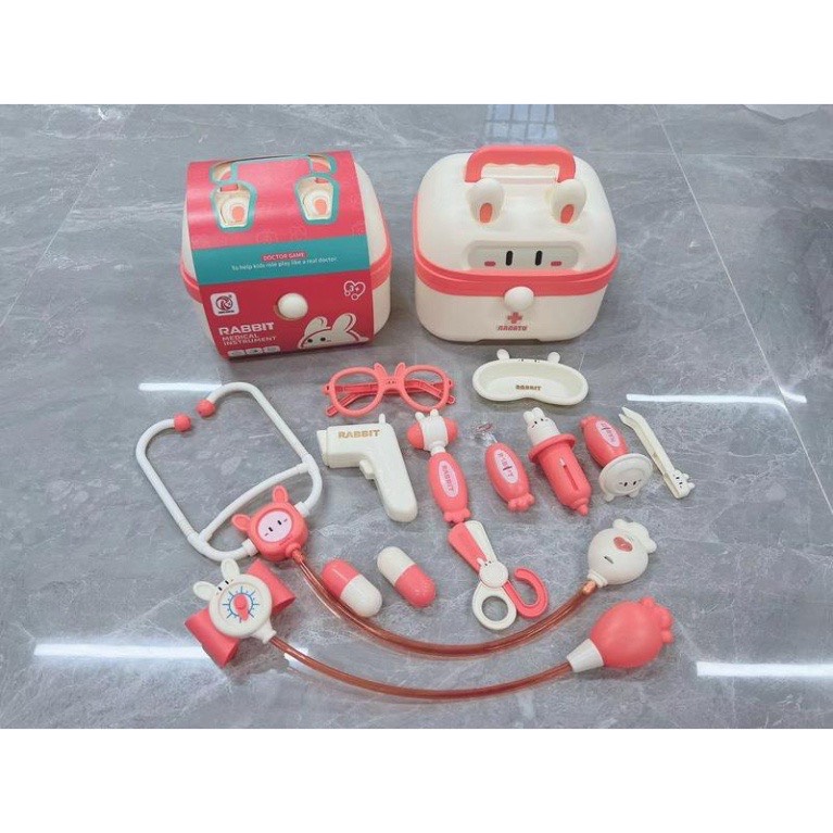 Đồ chơi bác sĩ, Hộp cứu thương bác sĩ thỏ cho bé