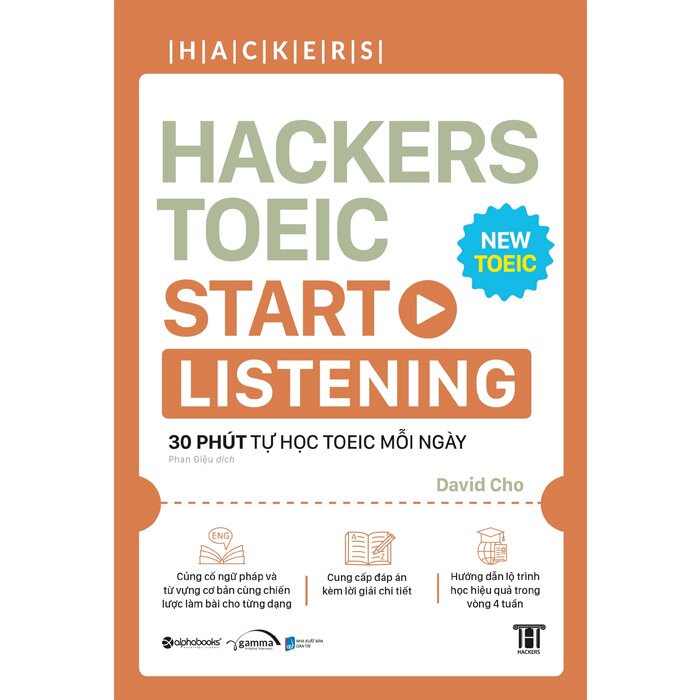 Sách - hackers toeic start - listening