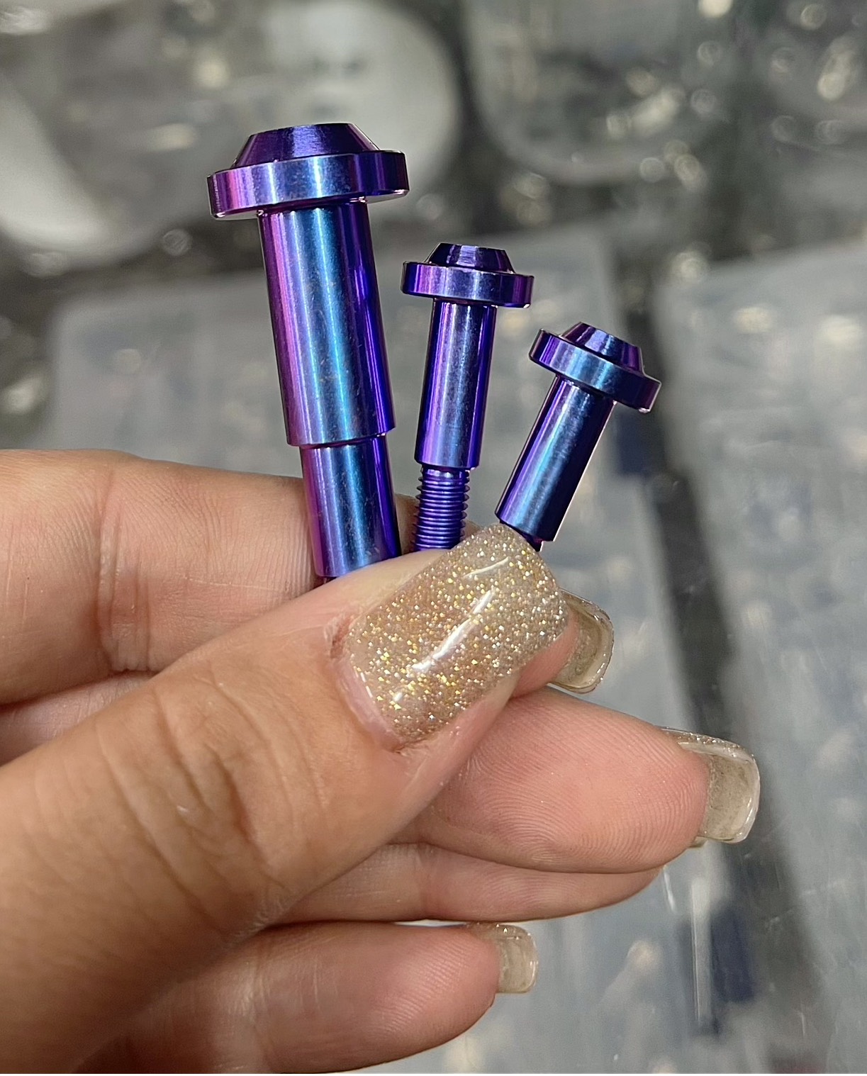 Bộ 3 Ốc Tay Thắng Gr5 Titan Vario - AB (không bán lẻ)