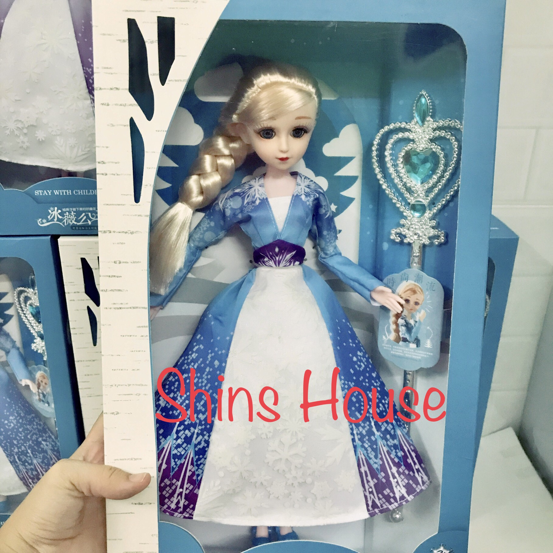 🎀 BÚP BÊ ELSA ,NHẮM MỞ MẮT, TÓC MÂY TẾT TÓC CỰC ĐẸP 🎀