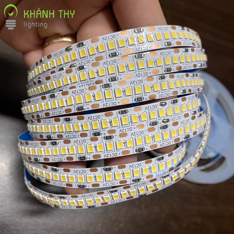 Led dây 12v 2835 siêu sáng 240 chip led/m, cuộn 5m