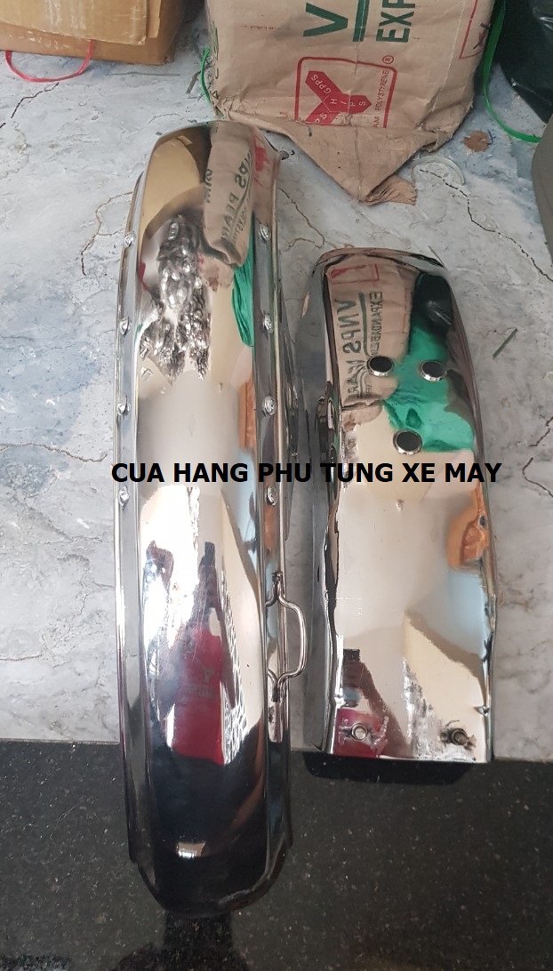 Bộ 2 dè trước - sau xe WIN 100 inox