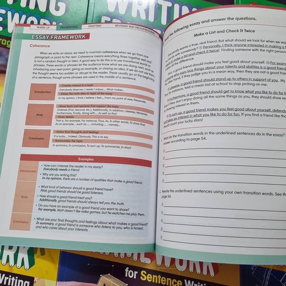 Bộ Writing framework 18c nhập màu