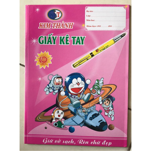 Giấy kê tay giữ vở sạch cho bé