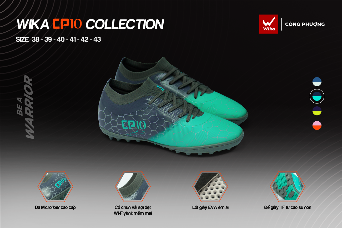 Giày bóng đá wika công phượng cp10 collection -